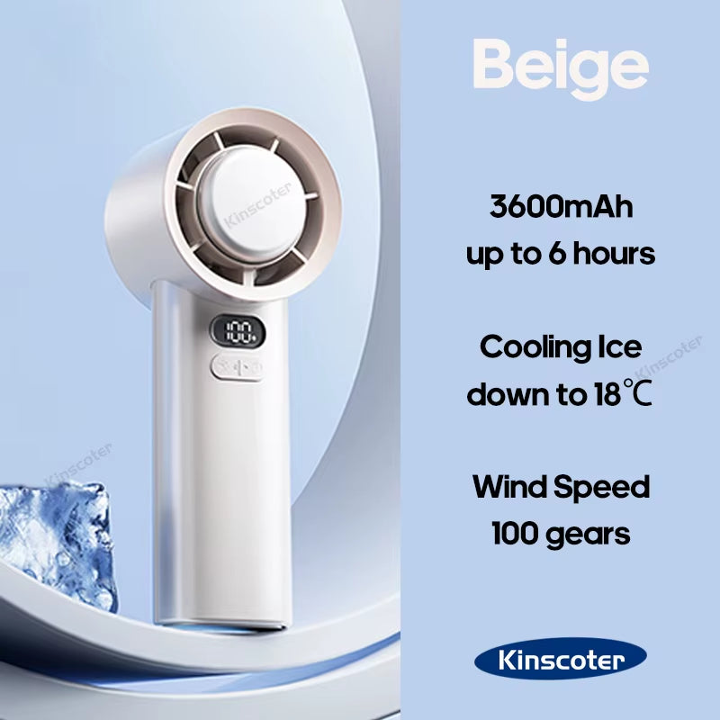 FrostBreeze Electric Handheld Fan 