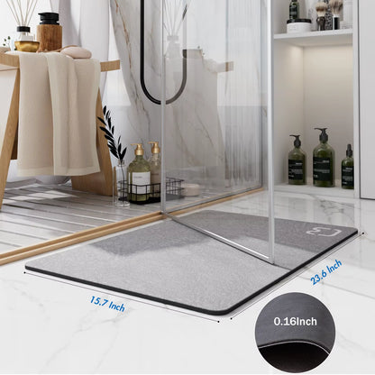 AquaStone Diatomite Stone Bath Mat